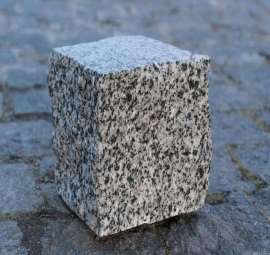 Grey Ukraine Granite Cube